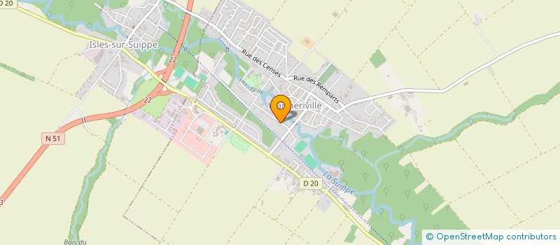 localisation de l'entreprise SCI QUATRE C à WARMERIVILLE