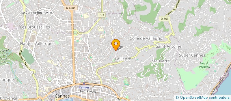 localisation de l'entreprise SCI QUATRE C  CANNES