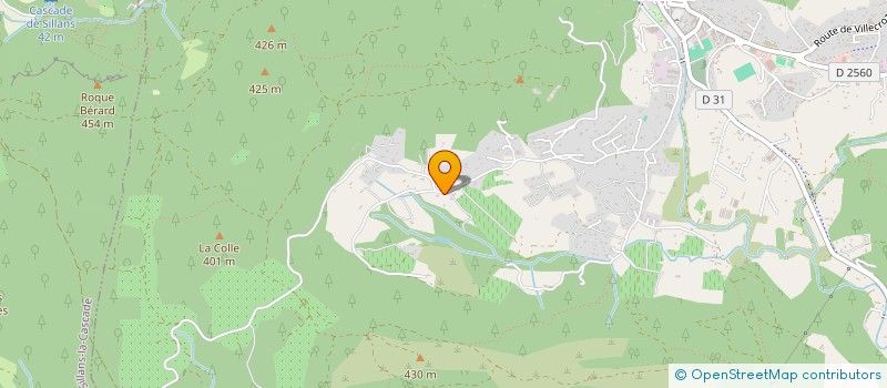 localisation de l'entreprise SCI QUATRE CHEMINS  SALERNES