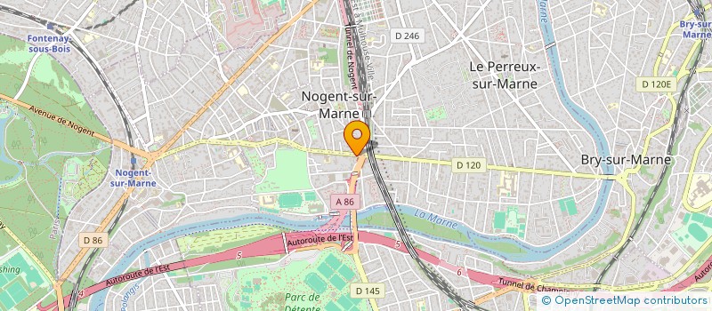 localisation de l'entreprise SCI QUATRE CINQ à NOGENT-SUR-MARNE