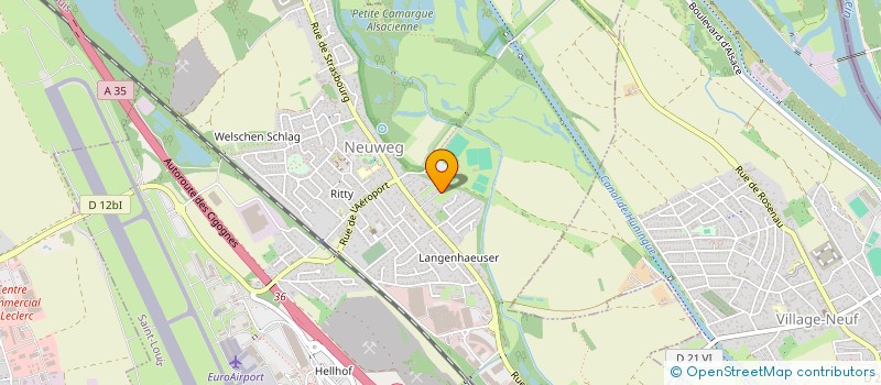 localisation de l'entreprise SCI QUATRE COINS  SAINT-LOUIS