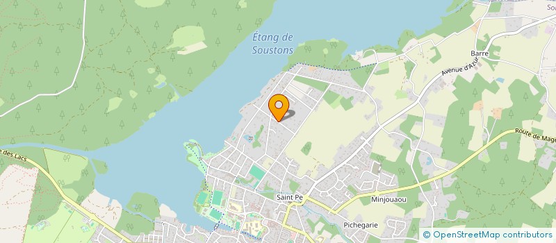 localisation de l'entreprise SCI QUATRE D  SOUSTONS