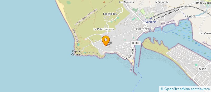 localisation de l'entreprise SCI QUATRE DE DEUX à BARNEVILLE-CARTERET