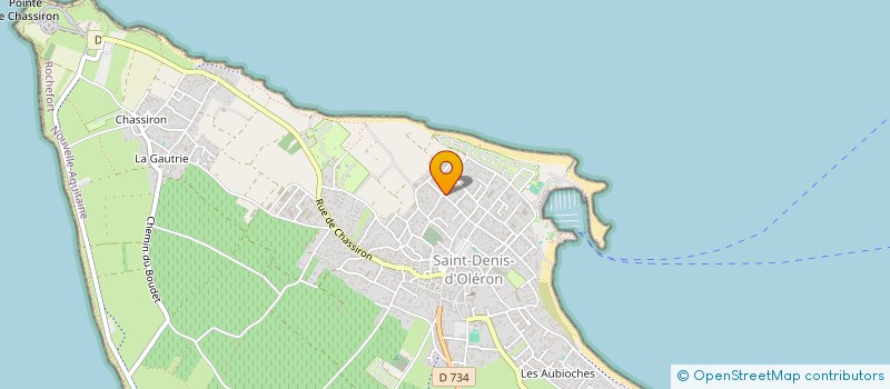 localisation de l'entreprise SCI QUATRE HORIZONS  SAINT-DENIS-D'OLERON