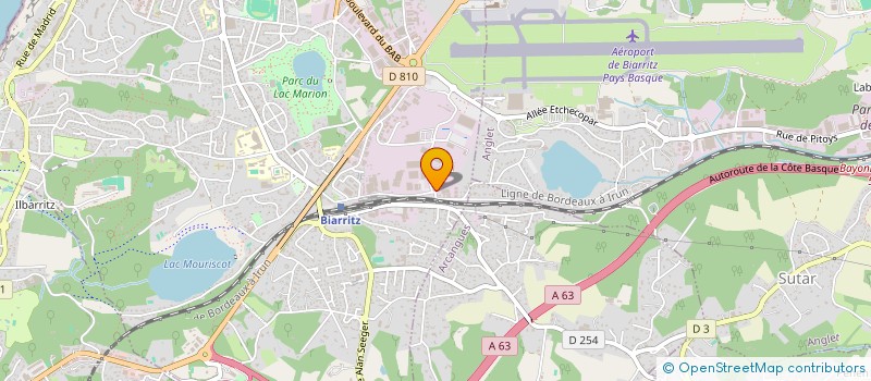 localisation de l'entreprise SCI QUATRE IDE à BIARRITZ