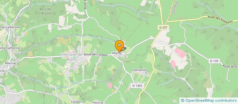 localisation de l'entreprise SCI QUATRE M  VILLENAVE-DE-RIONS