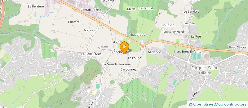 localisation de l'entreprise SCI QUATRE M  CARIGNAN-DE-BORDEAUX