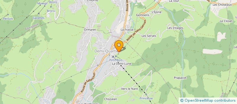 localisation de l'entreprise SCI QUATRE M  DEMI-QUARTIER