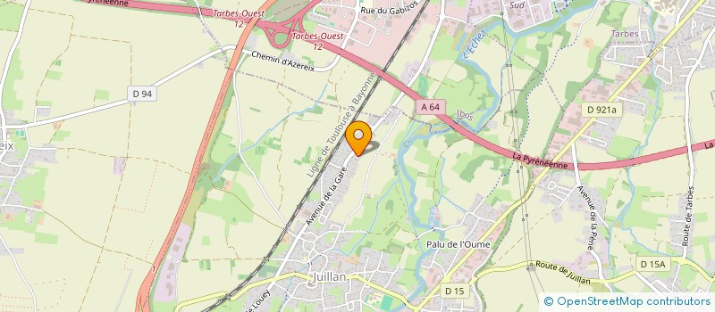 localisation de l'entreprise SCI QUATRE PIC  JUILLAN