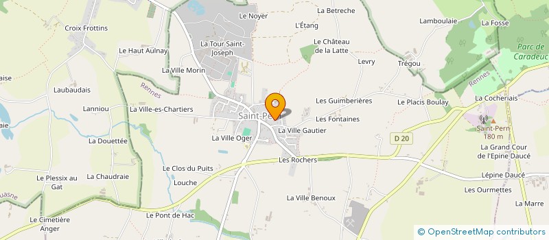 localisation de l'entreprise SCI QUATRE R  SAINT-PERN