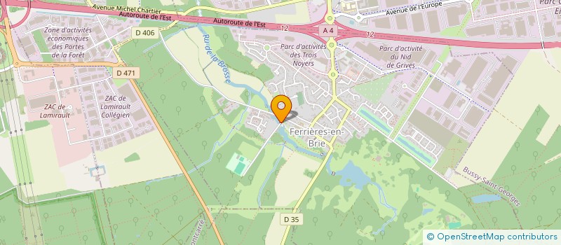 localisation de l'entreprise SCI QUATRE SAISONS  FERRIERES-EN-BRIE