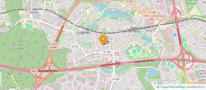 localisation de l'entreprise SCI QUATRE SIM à LOGNES