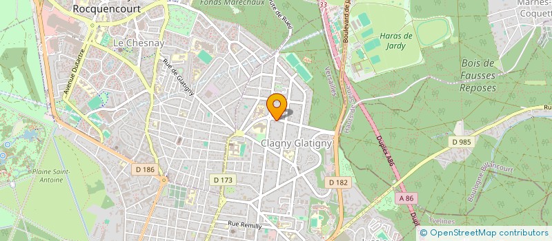 localisation de l'entreprise SCI QUATRE TERRES à VERSAILLES