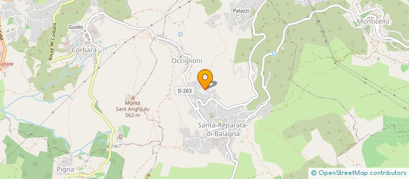 localisation de l'entreprise SCI QUATRE VINGT DIX SEPT à SANTA-REPARATA-DI-BALAGNA