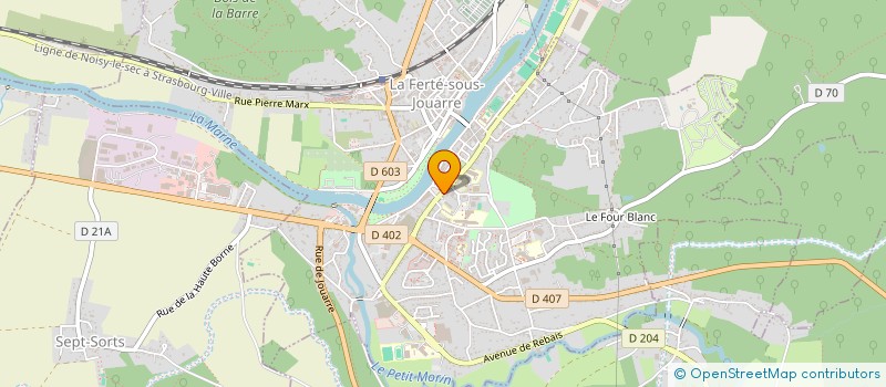 localisation de l'entreprise SCI QUATREC  LA FERTE-SOUS-JOUARRE