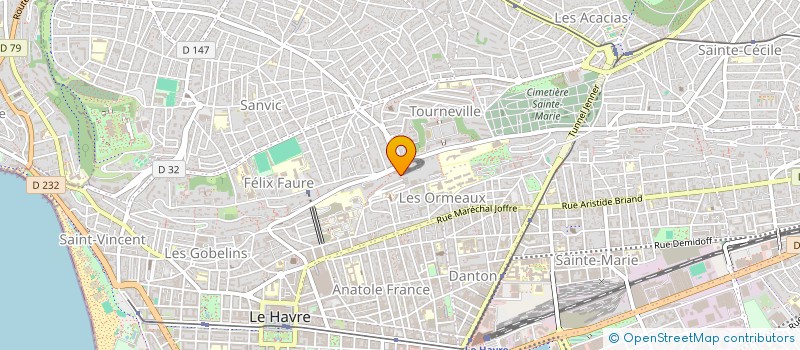 localisation de l'entreprise SCI QUATREL à LE HAVRE