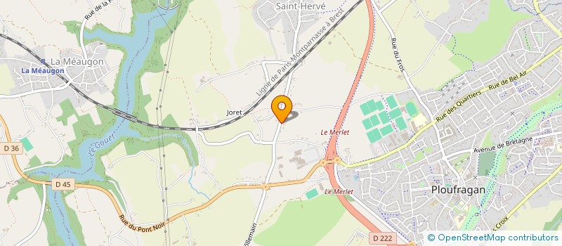 localisation de l'entreprise SCI QUATREM  PLOUFRAGAN