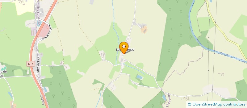 localisation de l'entreprise SCI QUATREM  SERMOISE-SUR-LOIRE