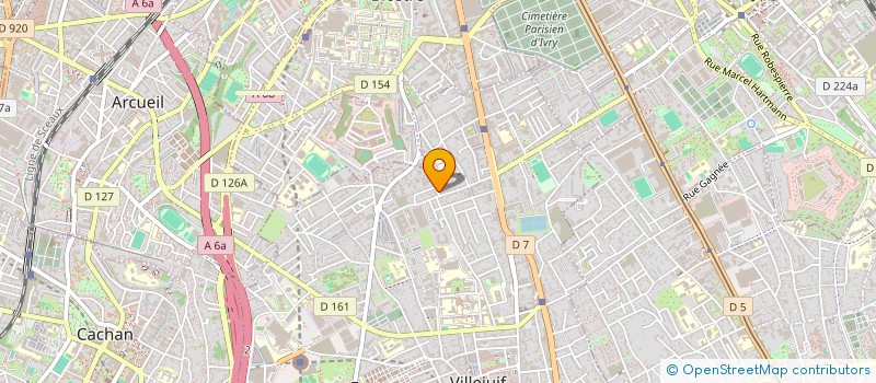 localisation de l'entreprise SCI QUATREPOTTIER à VILLEJUIF