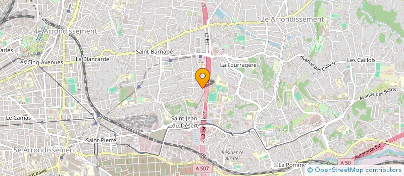 localisation de l'entreprise SCI QUATRESSES à MARSEILLE