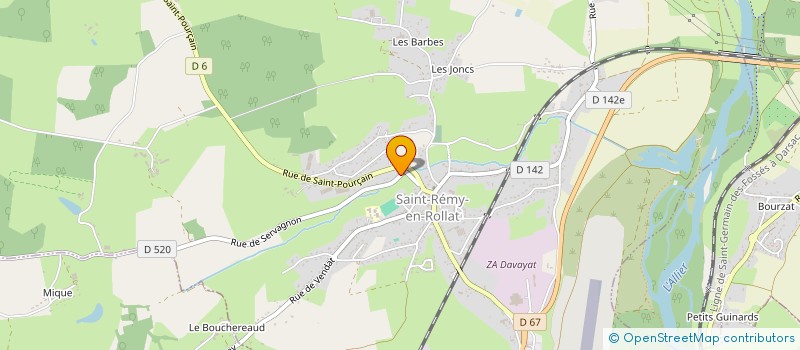 localisation de l'entreprise SCI QUATREV  SAINT-REMY-EN-ROLLAT