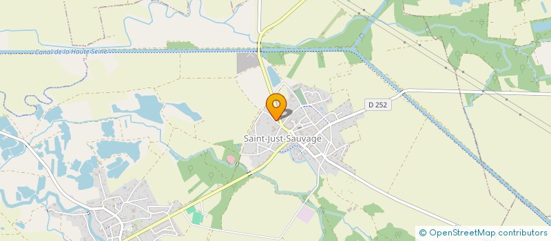 localisation de l'entreprise SCI QUATRI-X  SAINT-JUST-SAUVAGE