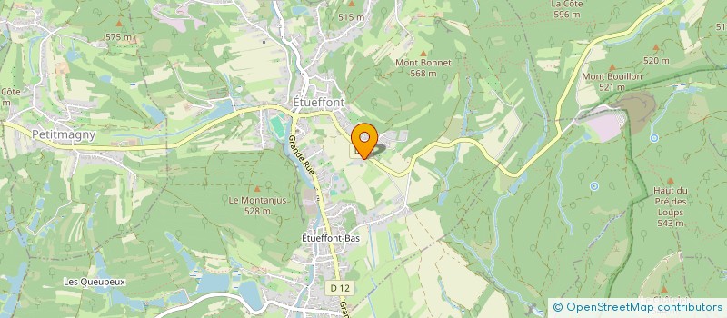 localisation de l'entreprise SCI QUATRIEME à ETUEFFONT