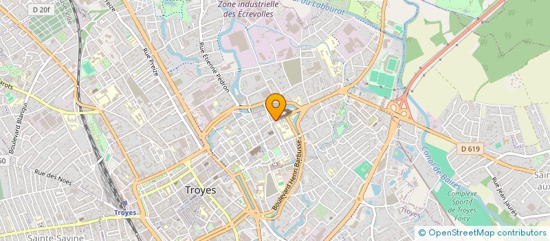 localisation de l'entreprise SCI QUATRIN'VEST à TROYES