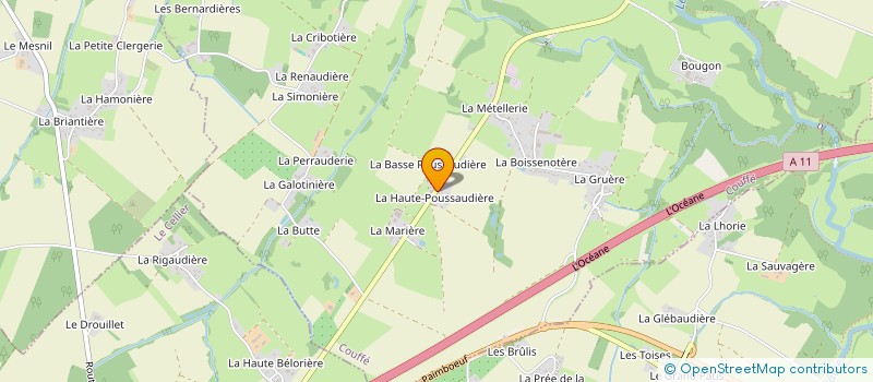 localisation de l'entreprise SCI QUATRO  COUFFE