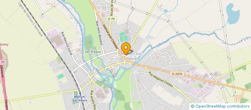 localisation de l'entreprise SCI QUATRO  MEHUN-SUR-YEVRE