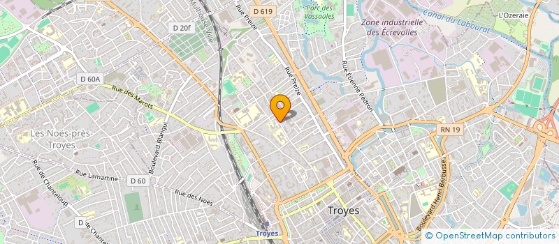 localisation de l'entreprise SCI QUATTRO à TROYES