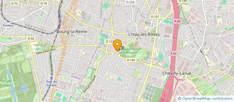 localisation de l'entreprise SCI QUATTRO  L'HAY-LES-ROSES