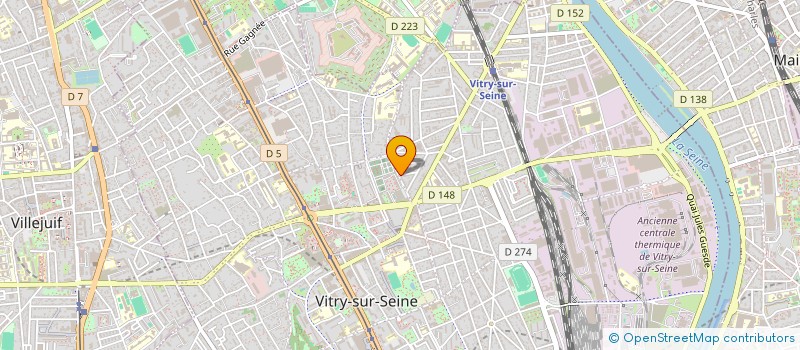 localisation de l'entreprise SCI QUATTRO  VITRY-SUR-SEINE