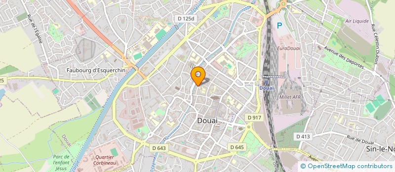 localisation de l'entreprise SCI QUATTROCENTO à DOUAI