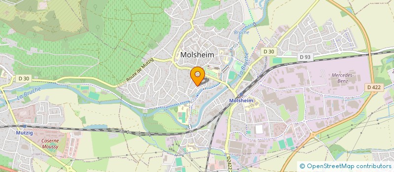 localisation de l'entreprise SCI QUATTUOR INVEST  MOLSHEIM