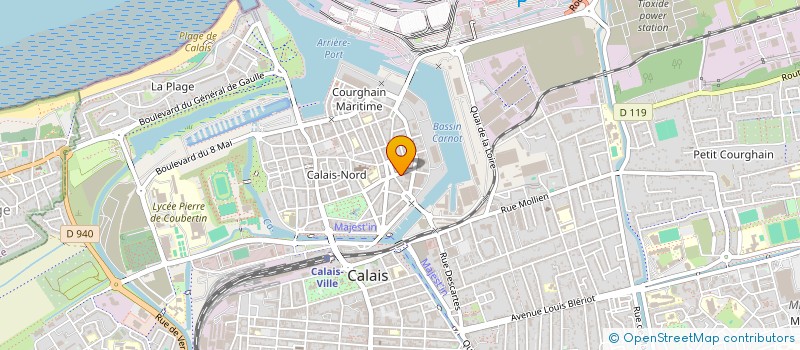 localisation de l'entreprise SCI QUATUOR  CALAIS