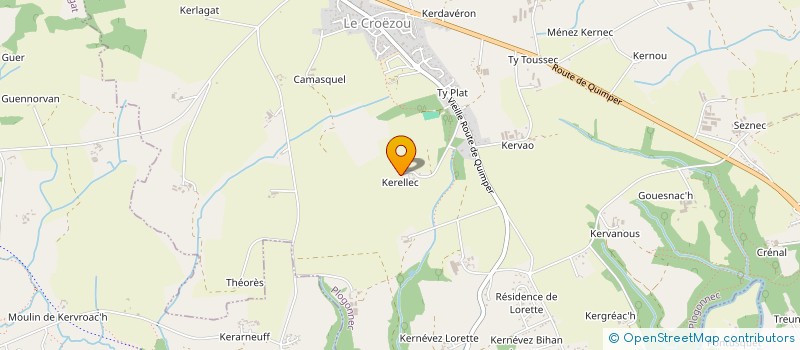 localisation de l'entreprise SCI QUATUOR  PLOGONNEC