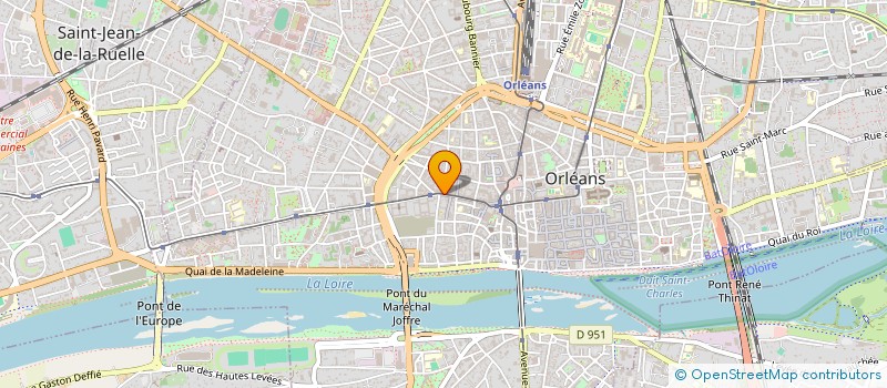 localisation de l'entreprise SCI QUATUOR à ORLEANS