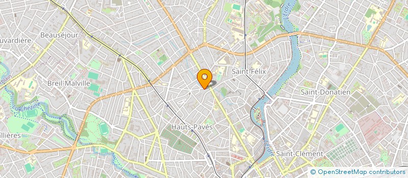 localisation de l'entreprise SCI QUATUOR à NANTES