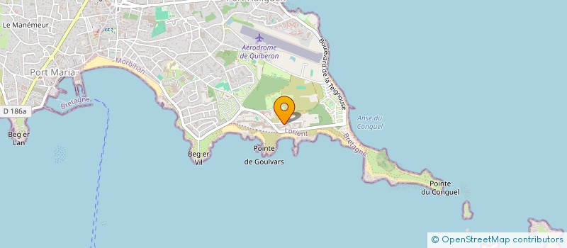 localisation de l'entreprise SCI QUATUOR  QUIBERON