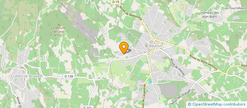 localisation de l'entreprise SCI QUATUOR  BEDOIN