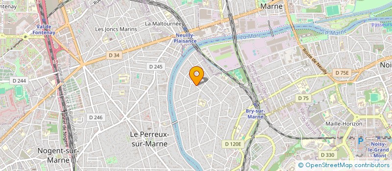localisation de l'entreprise SCI QUATUOR BTMP à BRY-SUR-MARNE