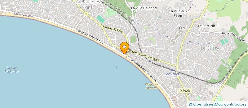 localisation de l'entreprise SCI QUATUOR LA BAULE à LA BAULE-ESCOUBLAC