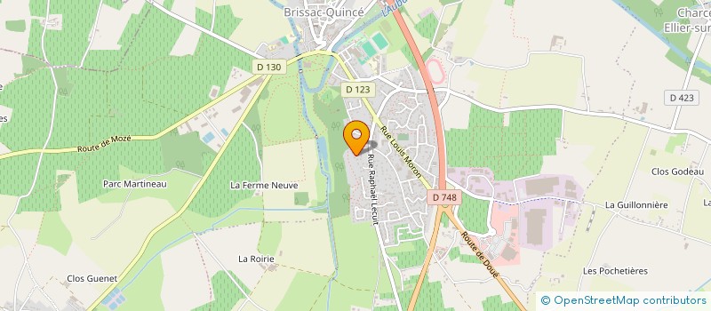 localisation de l'entreprise SCI QUATUOR ROY à BRISSAC LOIRE AUBANCE