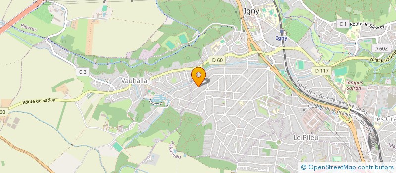 localisation de l'entreprise SCI QUAZURA  IGNY