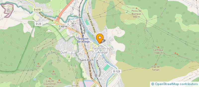 localisation de l'entreprise SCI QUEBEC à TARASCON-SUR-ARIEGE