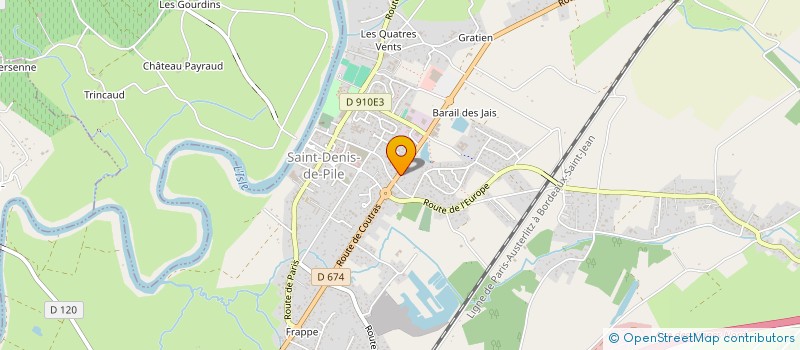 localisation de l'entreprise SCI QUEEN CHARLOTTE PARINERSHIP  SAINT-DENIS-DE-PILE