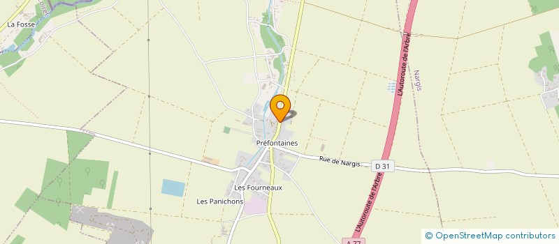localisation de l'entreprise SCI QUEIROS à PREFONTAINES