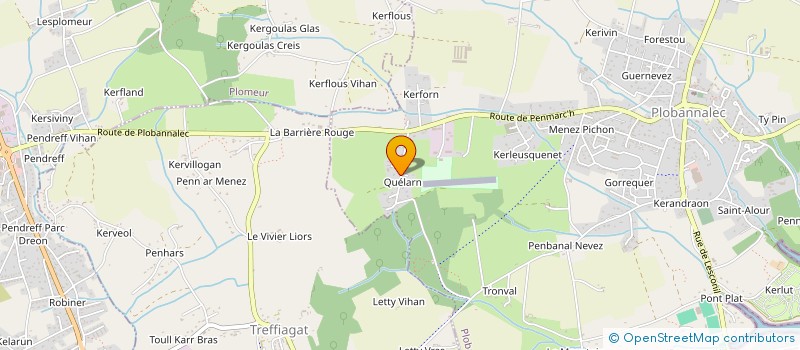 localisation de l'entreprise SCI QUELARN  PLOBANNALEC-LESCONIL