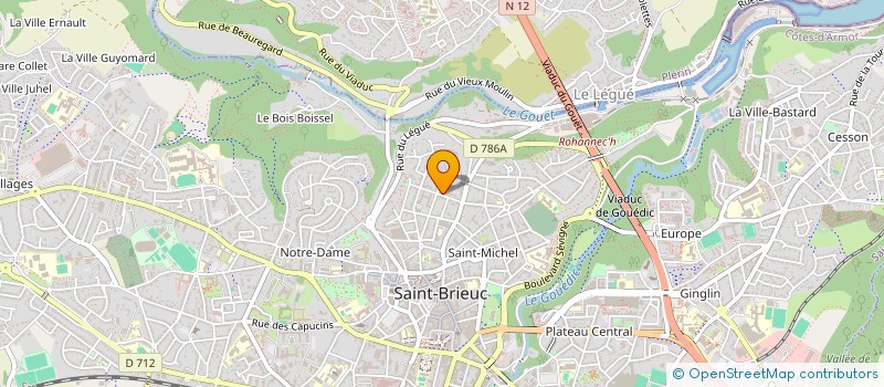 localisation de l'entreprise SCI QUEMENER à SAINT-BRIEUC